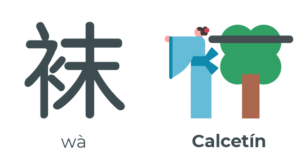 袜 wà