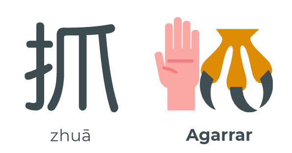 抓 zhuā